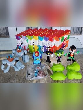 Teen Titans Go McDonalds Happy Meal Toys, 2017, 2019, & 2021, New & Pre-owned
